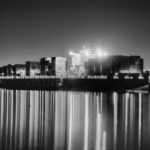 Schiffe in Hamburg und auf der Elbe, Containerschiff am Warteliegeplatz in Hamburg Finkenwerder fotografiert von danny Koerber für Sehnsucht der Augen., Schiffe, Technik