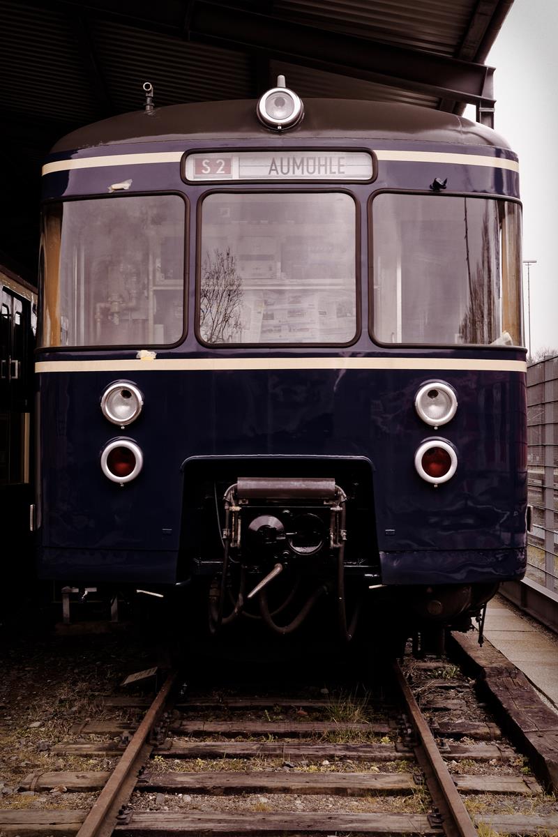 Alte Hamburger SBahn. Schienfahrzeuge fotografiert von Danny Koerber für Sehnsucht der Augen.