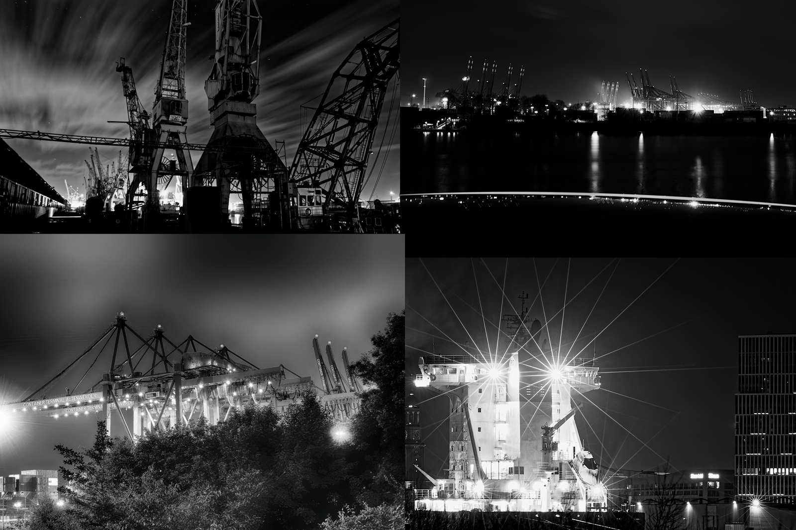 Rundgang in der Nacht. Industriearchitektur fotografiert von Danny Körber für Sehnsucht der Augen.
