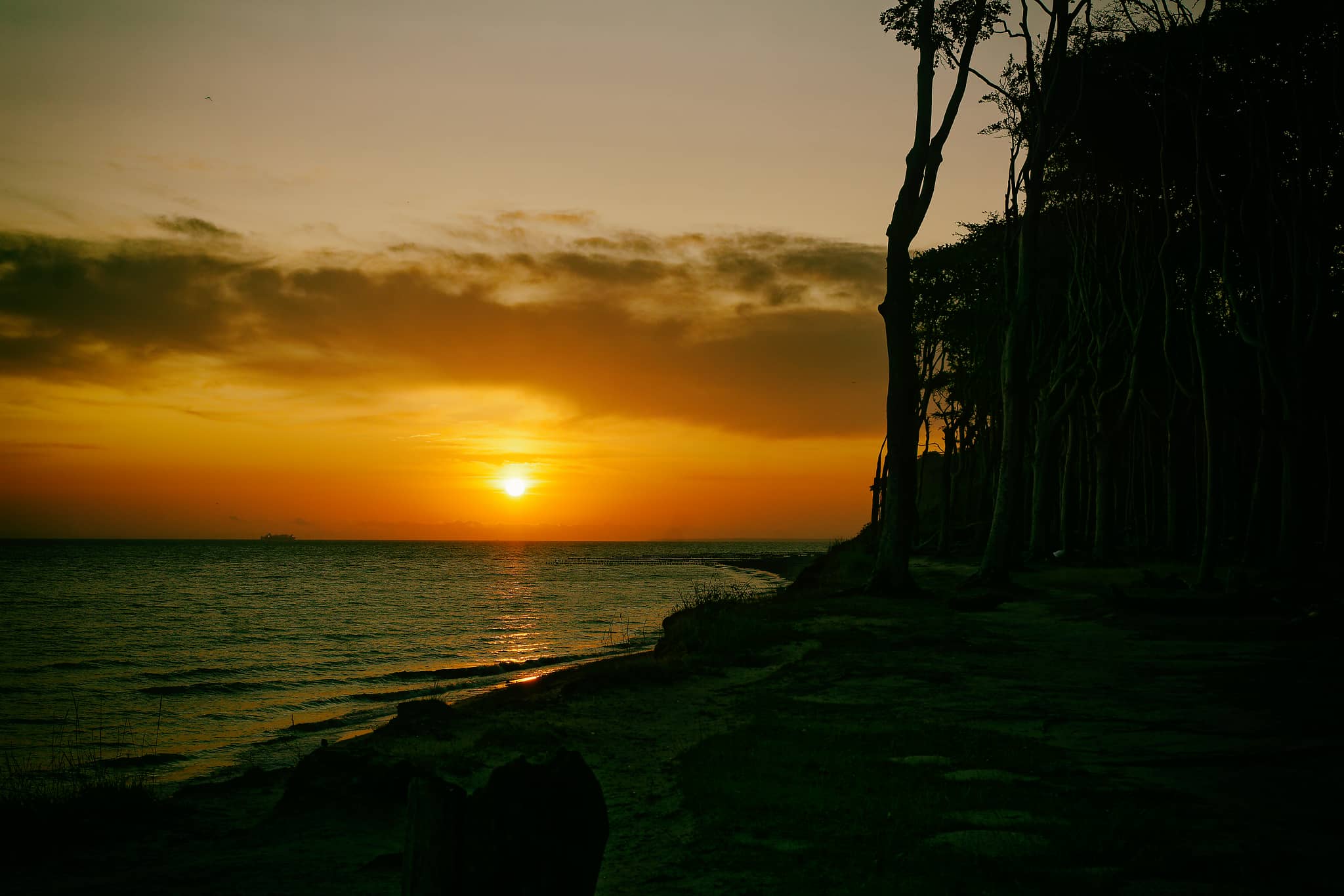 Sonnenaufgang über der Ostsee, für Sehnsucht der Augen von Danny Koerber.